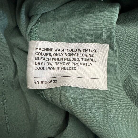 Duluth Trading Co Womens 2X x 31 Heirloom Gardening Ripstop Bib Overalls  Green - Picture 16 of 16